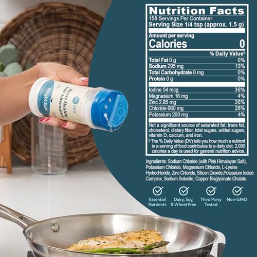 ruved Wright Salt, Flavorful Alternative Salt, Healthy Blend with Himalayan Pink Salt, Electrolyte Rich Multimineral Blend, 8.4 Ounces