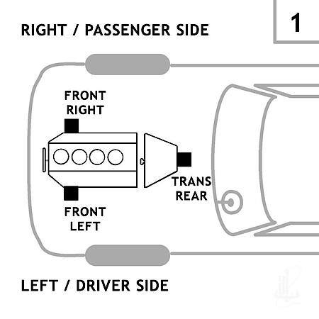 Transmission Mount: Rear Left, Rear, 1 Piece