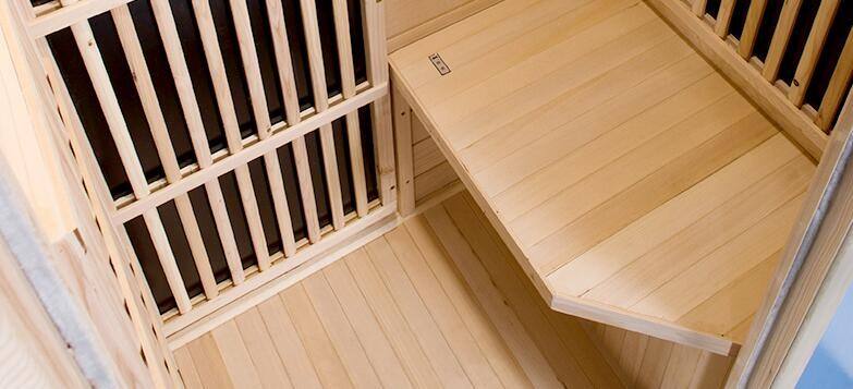 Solid Wood Infrared Sauna 1 Person Dry Sauna Room SPA Indoor Sauna Room With Far Infrared Carbon Heater for SPA Capsule