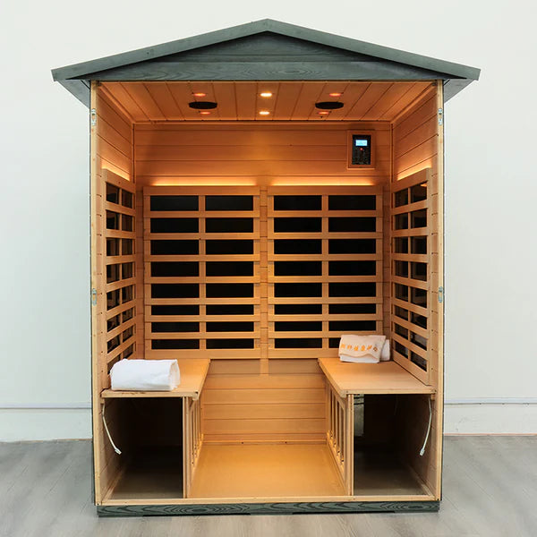 VF04 Outdoor 4 Person Far Infrared Sauna - Wizzisaunas