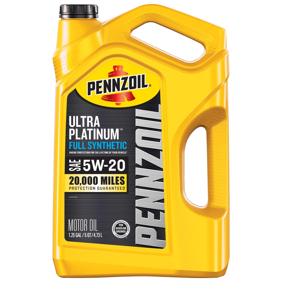 Pennzoil Ultra Platinum Full Synthetic 5W-20 Motor Oil 5 Quart 550045202