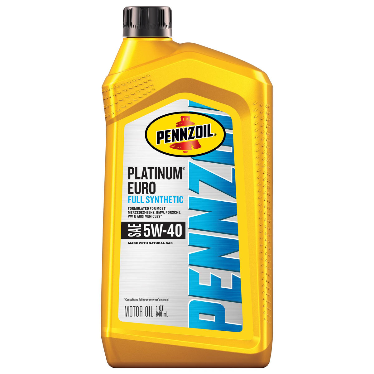 Pennzoil Platinum Euro Full Synthetic 5W-40 Motor Oil 1 Quart 550057822
