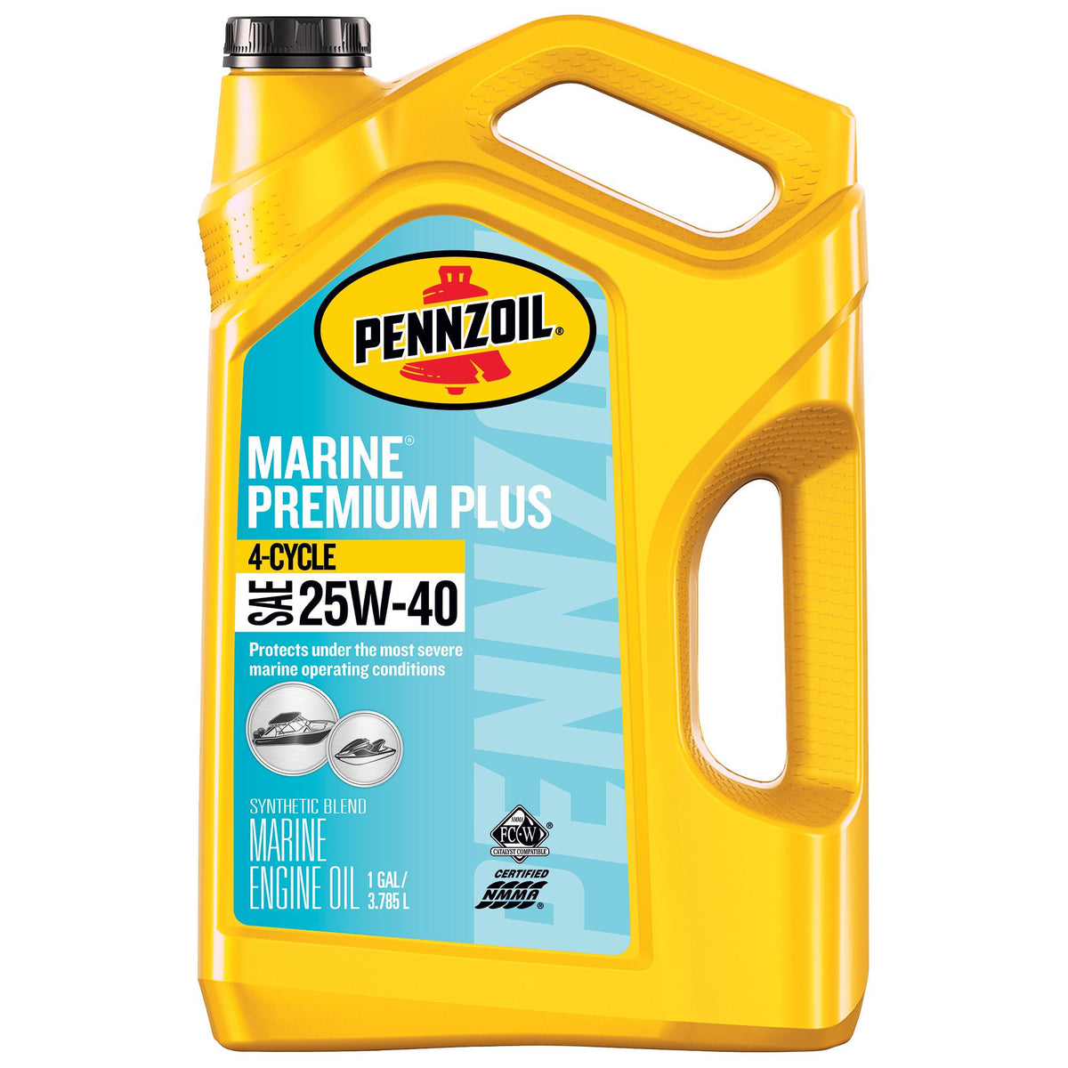 Pennzoil Synthetic Blend 25W-40 Motor Oil 4 Quart 550063546