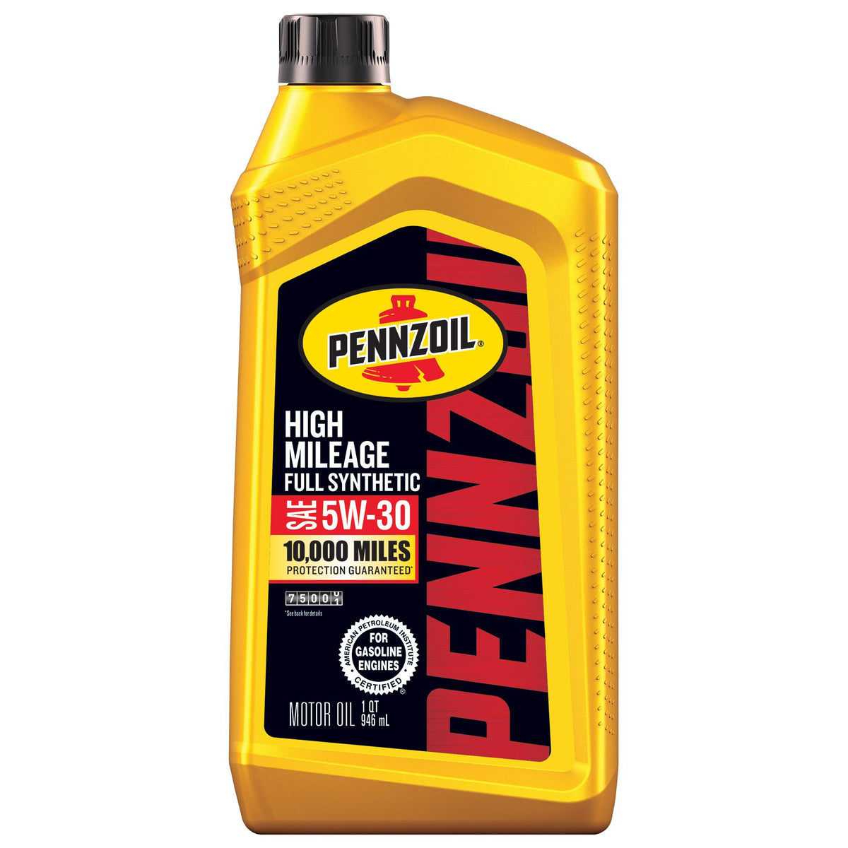Pennzoil Full Synthetic High Mileage 5W-30 Motor Oil 1 Quart 550069993