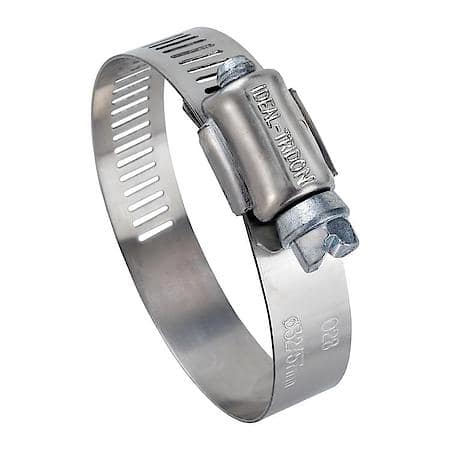 Carbon Housing Hose Clamp, 1/2" Band, 1/2" to 1-1/4" Range (2-Pack)