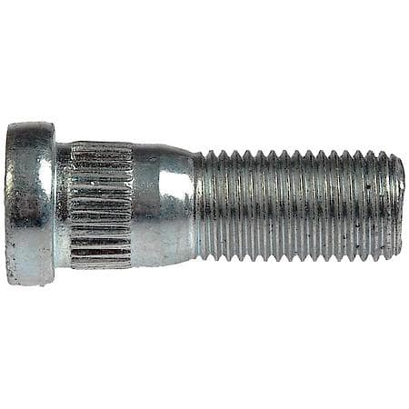 Wheel Stud: Serrated Stud, M14-1.50 Thread Size, RHT, 1 Pack