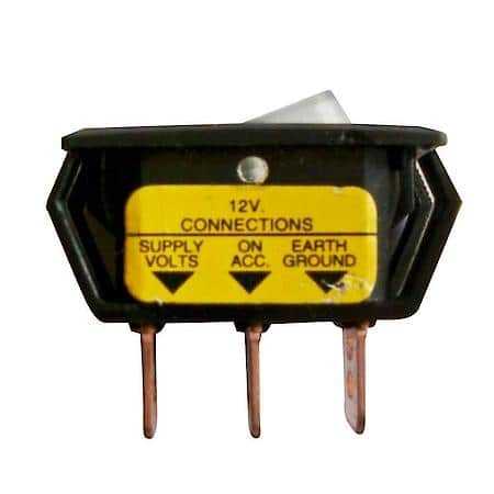 SWITCH W/LENS OVAL 1 EA 25AMP
