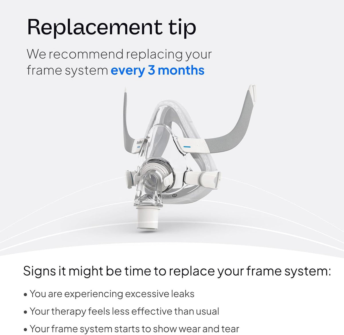 ResMed AirTouch F20 Replacement Frame System (without Headgear)