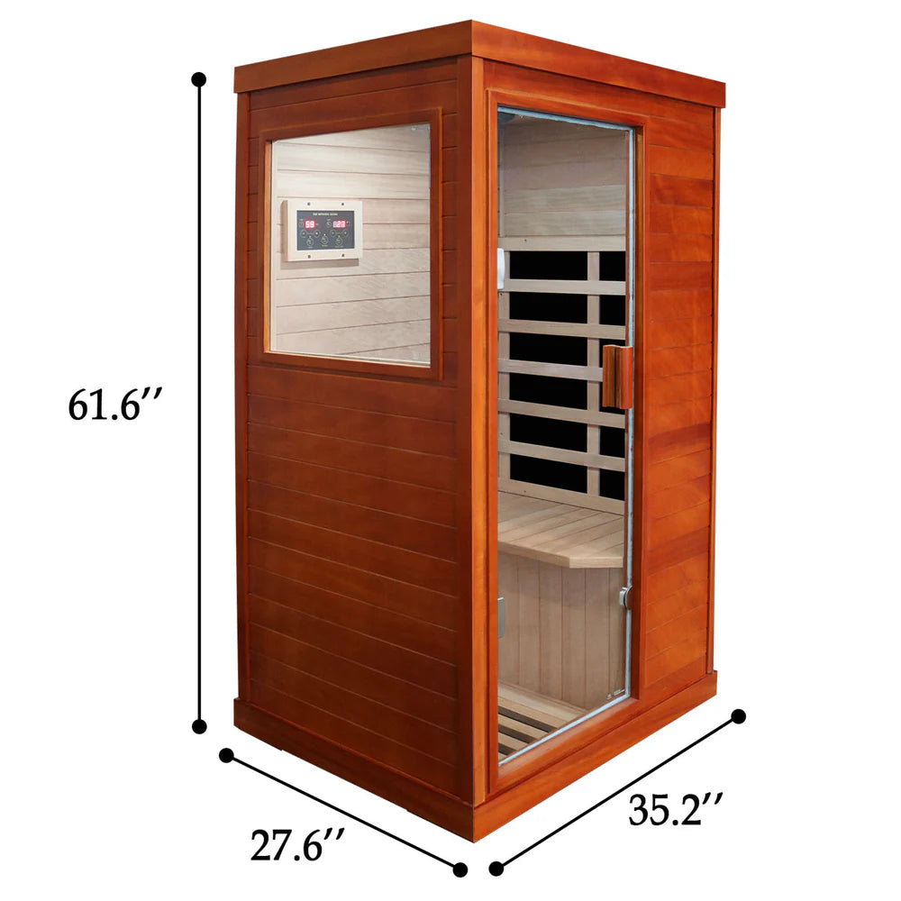 Outexer T-50C3 Indoor 1-Person Far Infrared Sauna
