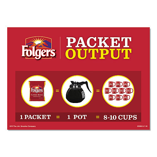 Folgers Ground Coffee, Fraction Packs, Special Roast, 0.8 oz, 42/Carton