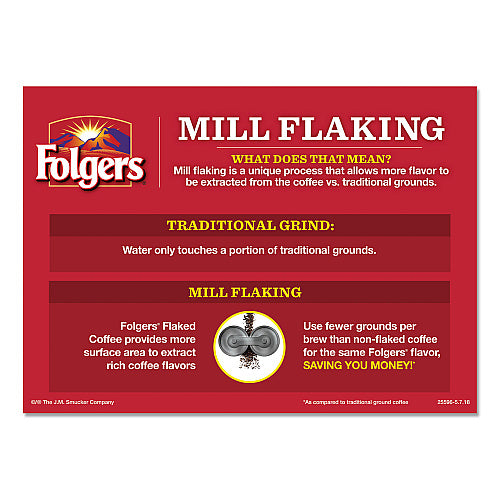 Folgers Ground Coffee, Fraction Packs, Special Roast, 0.8 oz, 42/Carton