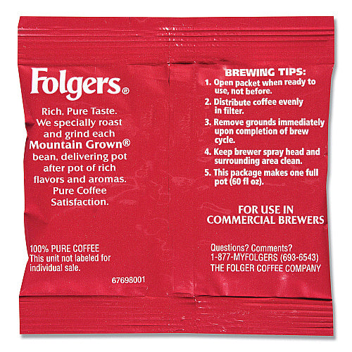 Folgers Ground Coffee, Fraction Packs, Special Roast, 0.8 oz, 42/Carton