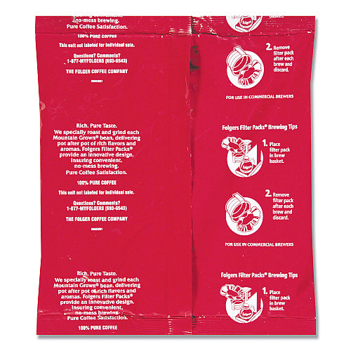 Folgers Coffee Filter Packs, Special Roast, 0.8 oz, 40/Carton