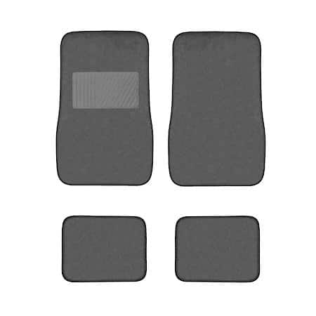 Car and SUV Floor Mat, Grey Carpet, Universal, 4 Piece