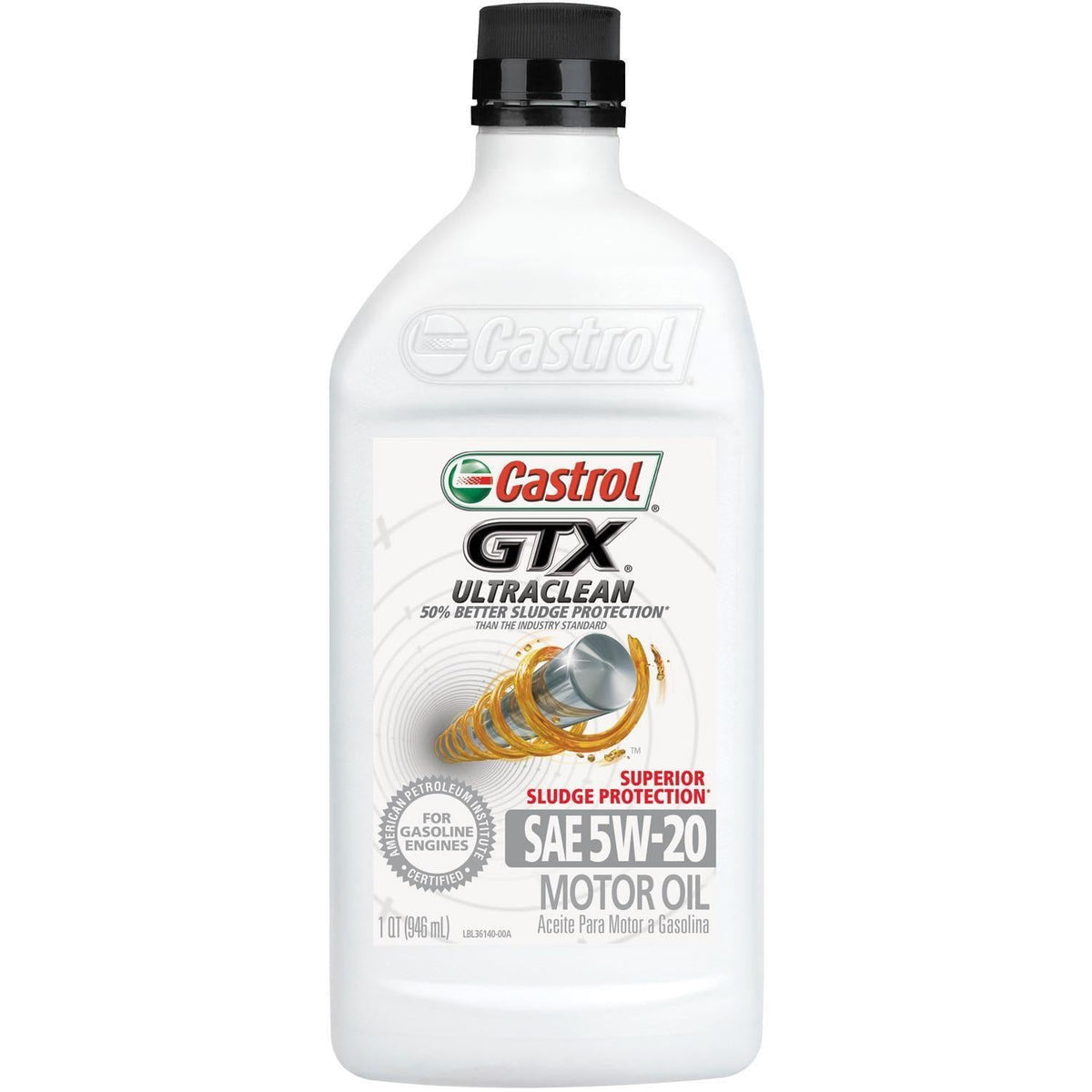 Castrol GTX Synthetic Blend 5W-20 Motor Oil 1 Quart | 15B743