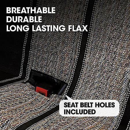 AutoCraft Car & SUV Seat Cover: Black And Pink, Corduroy, Low Back, Universal, 1 Pack