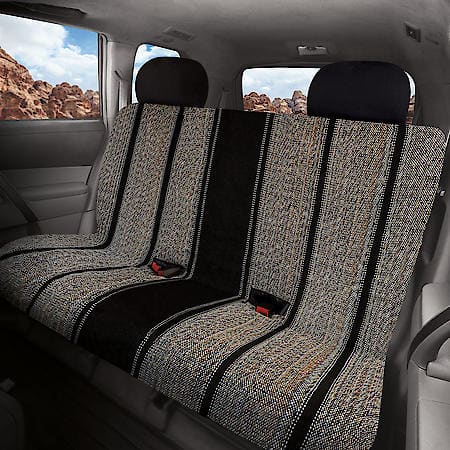 AutoCraft Car & SUV Seat Cover: Black And Pink, Corduroy, Low Back, Universal, 1 Pack