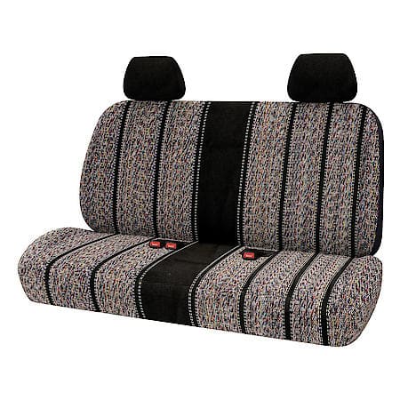 AutoCraft Car & SUV Seat Cover: Black And Pink, Corduroy, Low Back, Universal, 1 Pack