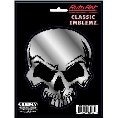 EMBLEM-MEAN SKULL