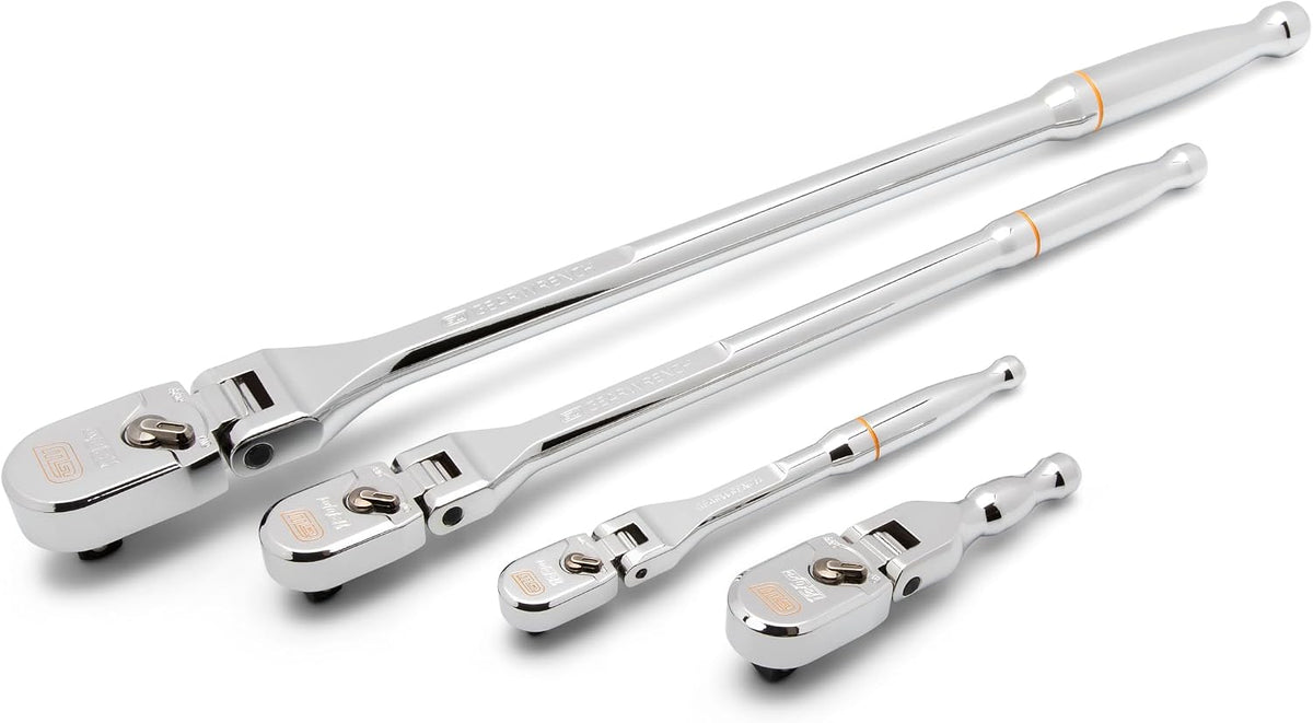 GEARWRENCH 4 Piece 1/4", 3/8" & 1/2" Drive 120XP Flex Ratchet Set | 81230XP