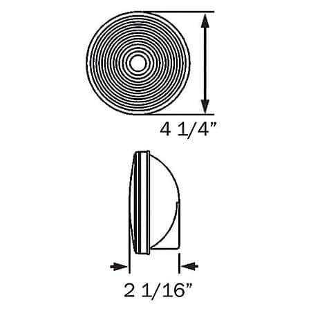 4" Round Sealed Stop/Turn/Taillight Kit