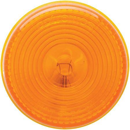 Amber 2" round sealed marker/clearance light for grommet mount