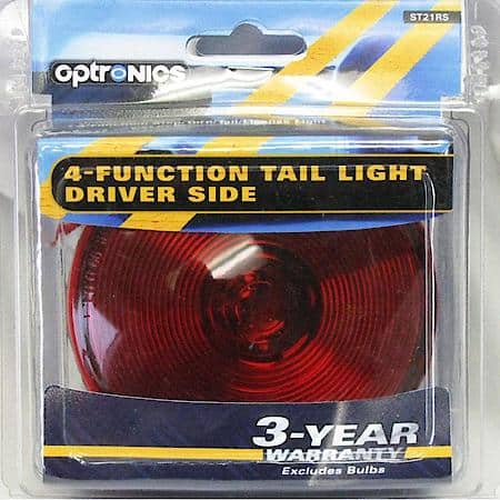 Stud mount combination stop/turn/tail light with license illuminator