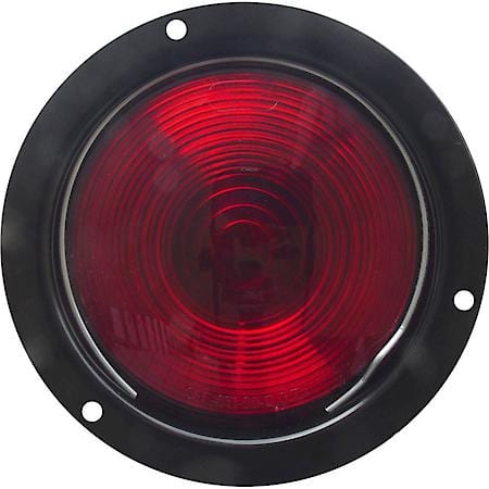 4.5" round flange mount red stop/turn/tail light