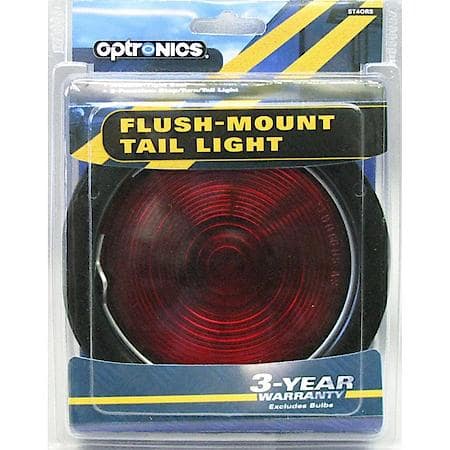4.5" round flange mount red stop/turn/tail light