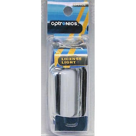 Mini surface mount chrome-plated license plate light