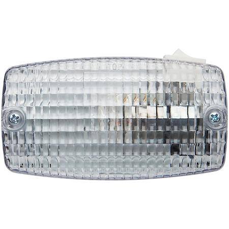 Surface mount, weather proof interior/exterior light with switch