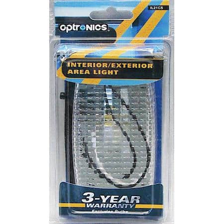 Surface mount, weather proof interior/exterior light with switch