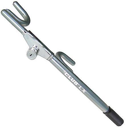 The Club LX Chrome Steering Wheel Lock and Vehicle Anti Theft Device