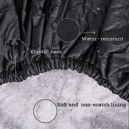 Car & SUV Tire Cover, Black Vinyl, Universal, Water Proof, Durable, Spare Tire Protection, 1 Pack