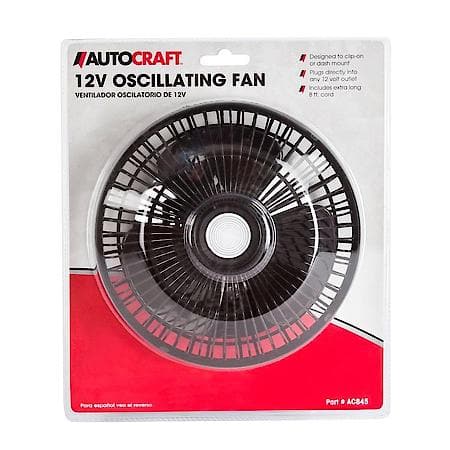 Fan, Oscillating, 12V