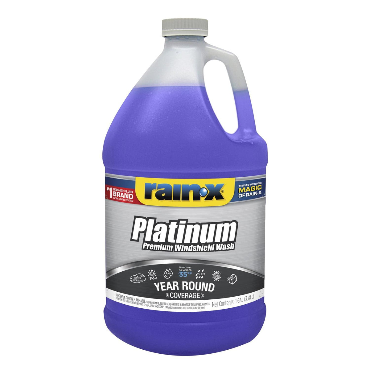 Rain-X Platinum -35 Degree Windshield Wash 1 Gallon | 630541