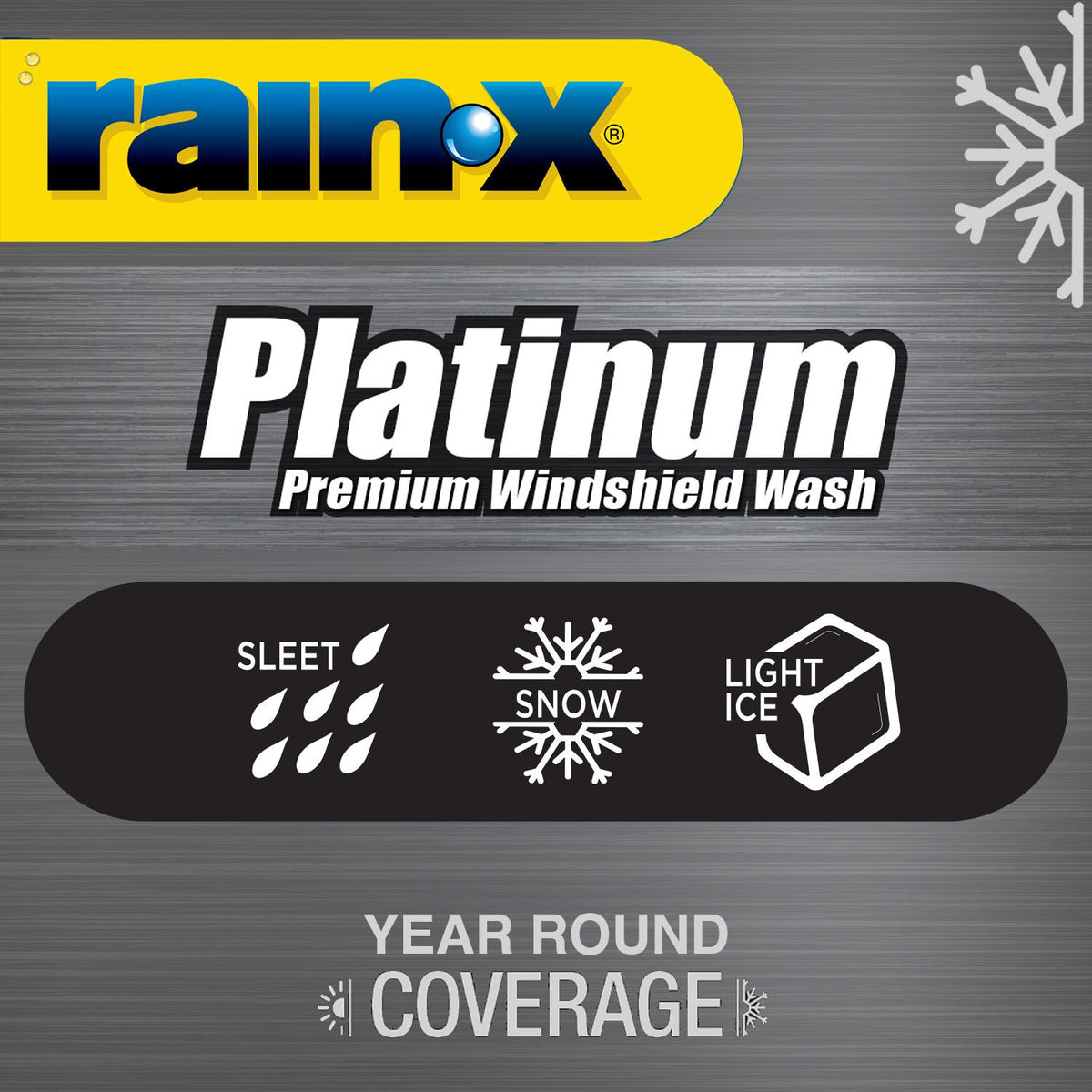 Rain-X Platinum -35 Degree Windshield Wash 1 Gallon | 630541