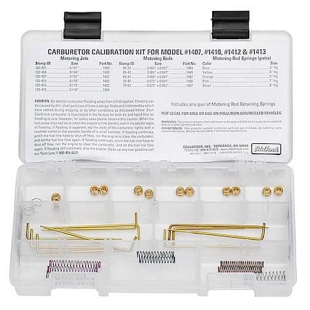 Performer Carburetor Calibration Kit #1480 for #1407, #1410, #1412, #1413 Carbs
