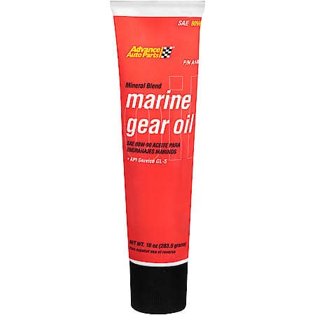Marine Gear Oil, SAE 80W-90, 10 oz.