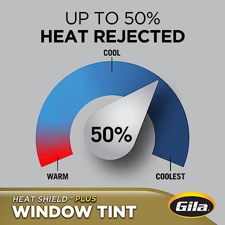 Heat Shield Plus 5% Vlt Rear Window Automotive Diy Window Tint Heat Control, 6 Inch X 26 Feet