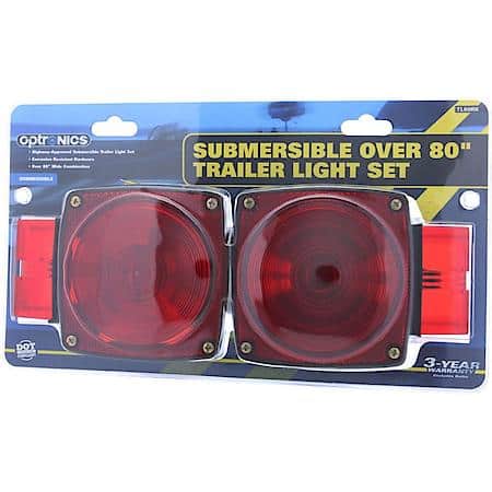 Submersible trailer light set for over 80" trailers