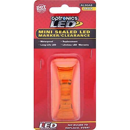 1-LED FLEET COUNT YELLOW MINI THINLINE MARKER/CLEARANCE LIGHT