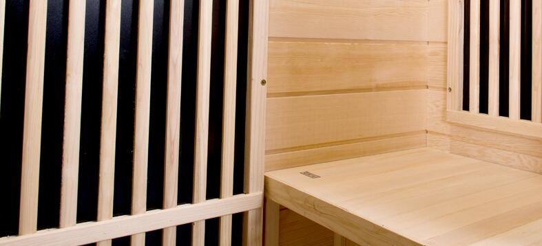 Solid Wood Infrared Sauna 1 Person Dry Sauna Room SPA Indoor Sauna Room With Far Infrared Carbon Heater for SPA Capsule