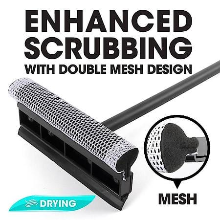 Durable 8" Squeegee Head Window Cleaner - 20" Handle