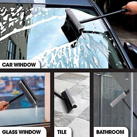 Durable 8" Squeegee Head Window Cleaner - 20" Handle