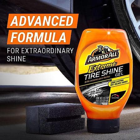 Extreme Tire Shine Gel: Long-Lasting Black Shine, No Wiping