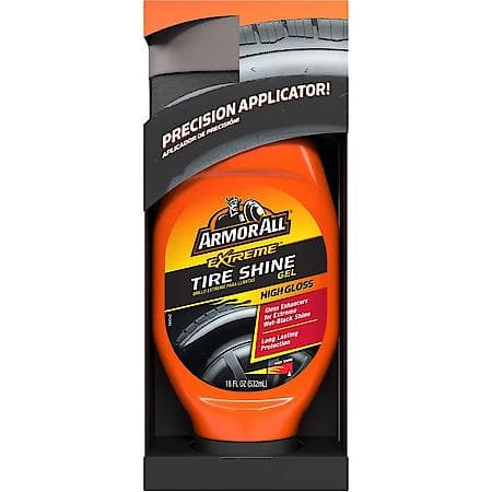 Extreme Tire Shine Gel: Long-Lasting Black Shine, No Wiping