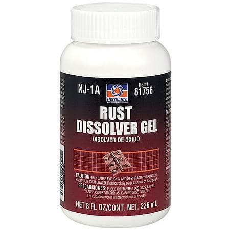 Rust Dissolver Gel, Non-Dripping Formula, 8 oz.