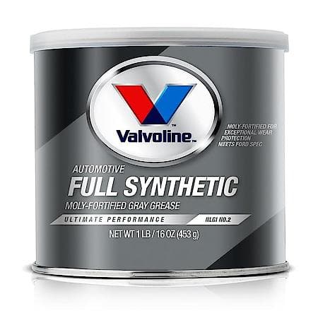 Moly-Fortified Gray Full Synthetic Grease, 1 Pound
