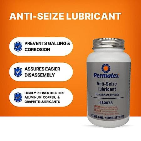 Anti-Seize Lubricant For High-Temp, Marine & Industrial Applications, 8 oz.